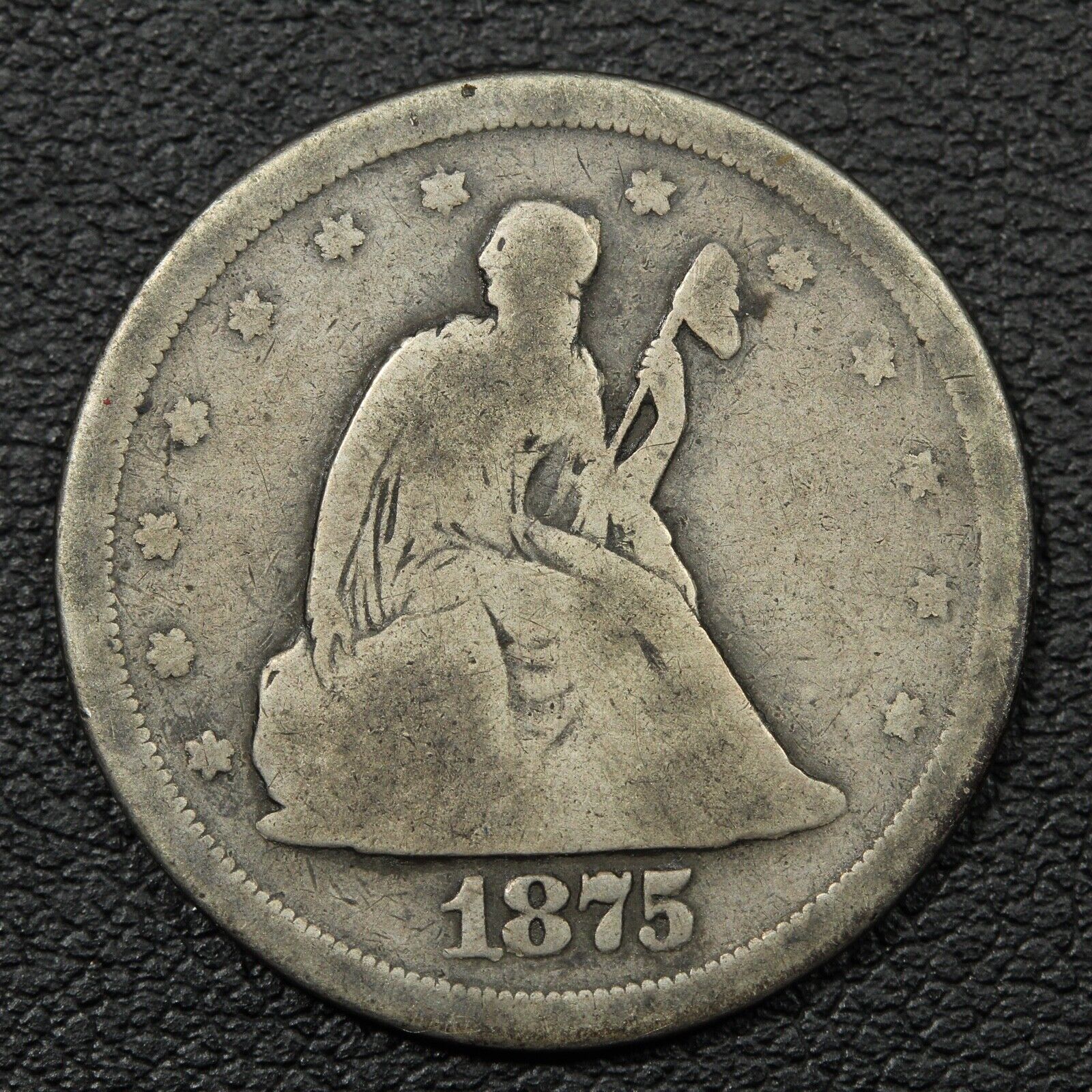 1875 S Silver Twenty Cent Piece