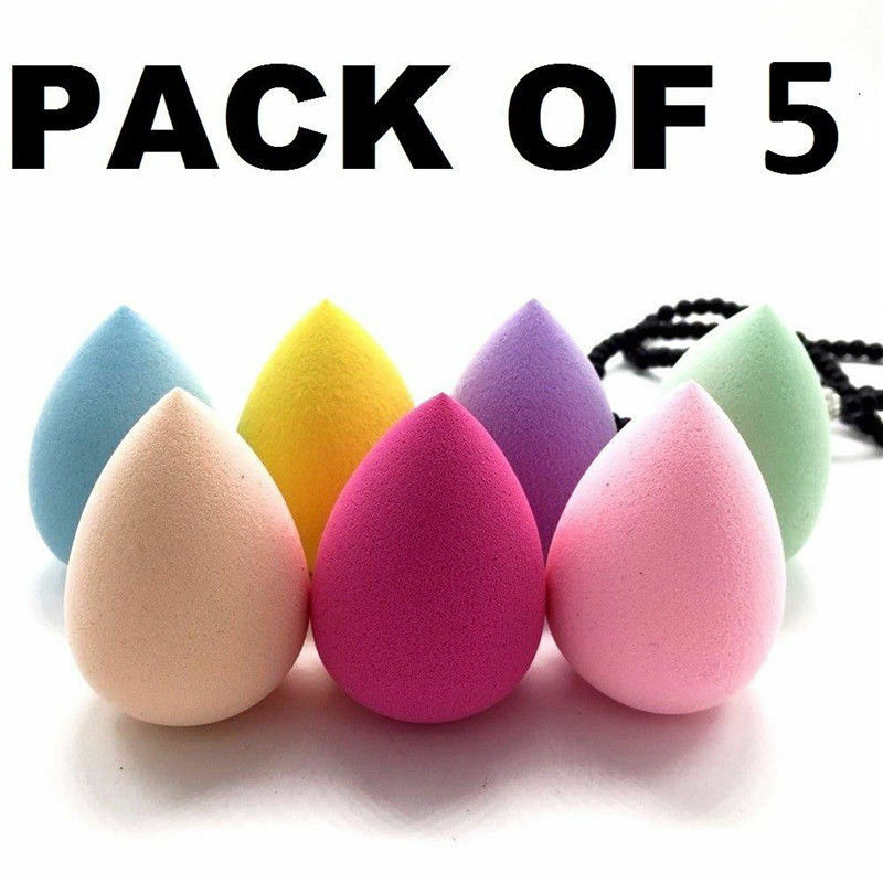 5 X Beauty Foundation Blending Makeup Sponge Blender Flawless Buffer Puff