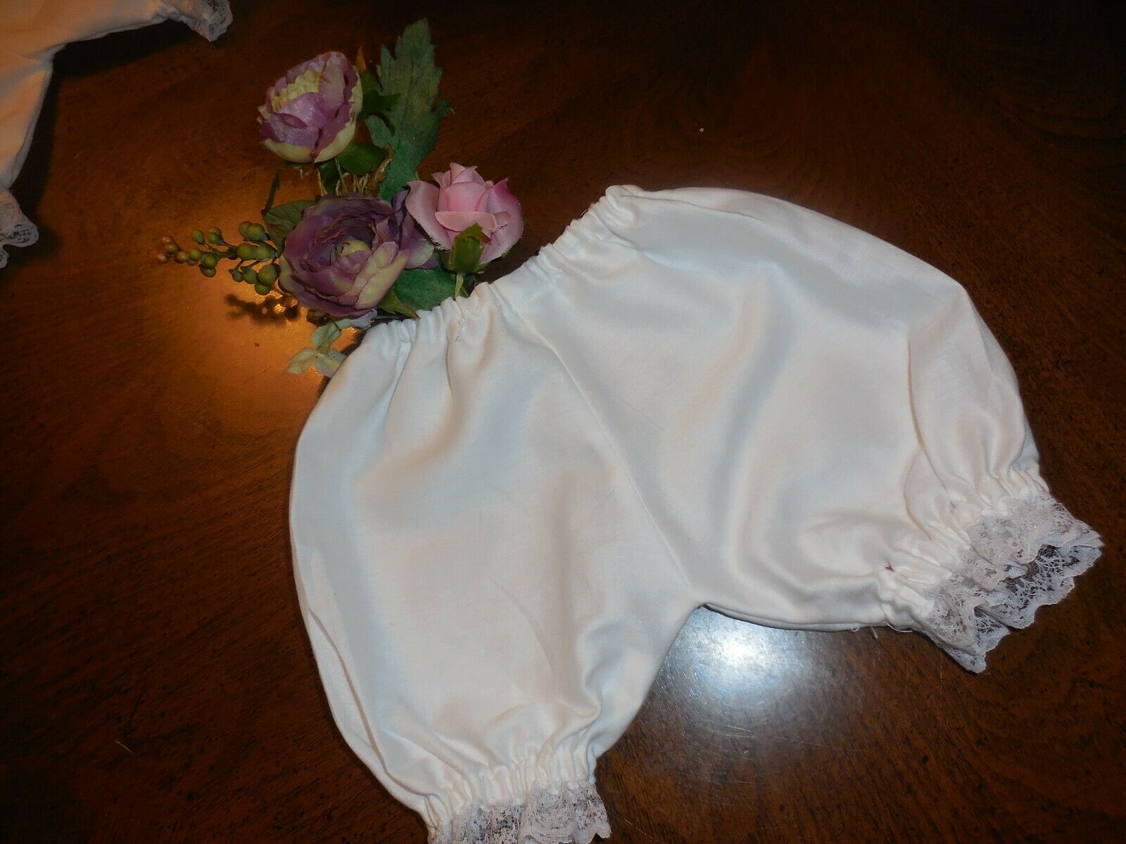Bloomers /panties-white (sized For 20"thick Body Baby Dolls- Adora,alexander,etc