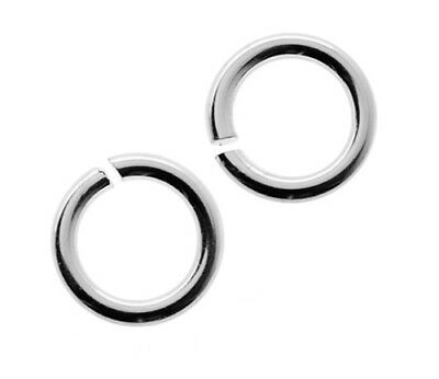 Sterling Silver 925 Open Jump Rings * Many Sizes * Jewellery Making Findings