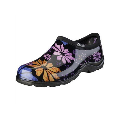 Sloggers Women's Rain & Garden Shoes Flower Power Print, Size 10